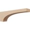Ekena Millwork 4"W x 24"D x 8"H Thin Stockport Rough Cedar Woodgrain TimberThane Corbel, Primed Tan CORUR04X24X08STORCPR - alternate 1